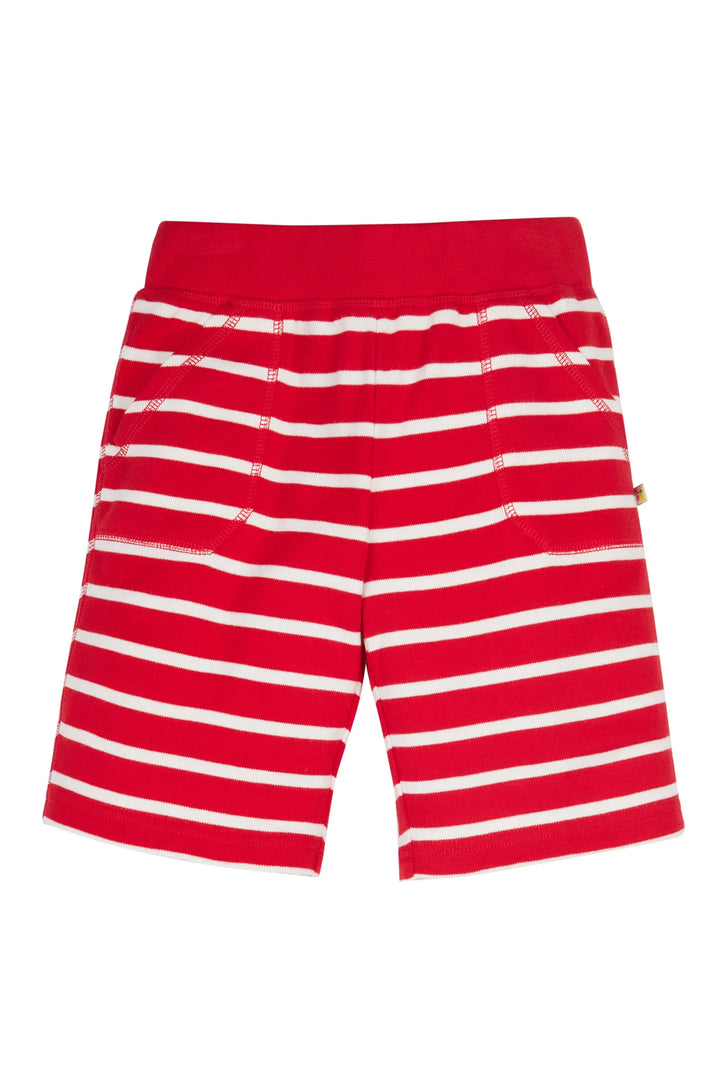 ELLIS TRUE RED STRIPE SHORTS