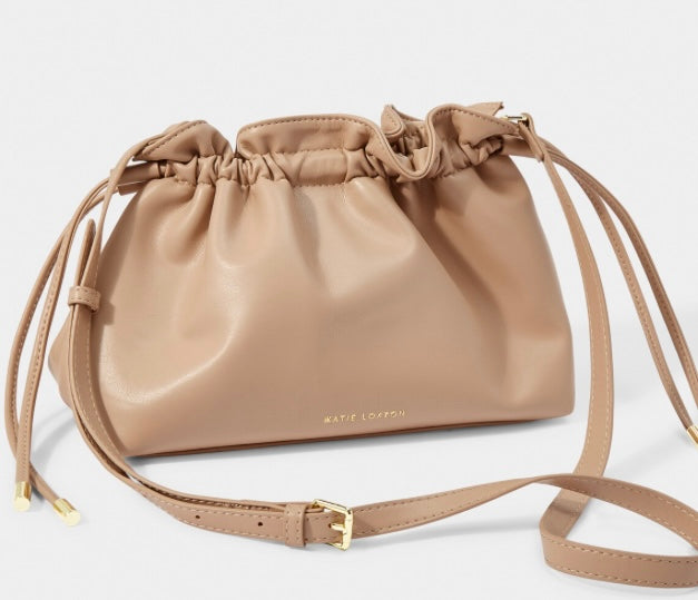 SOFT TAN HAILEY CROSSBODY CLUTCH BAG