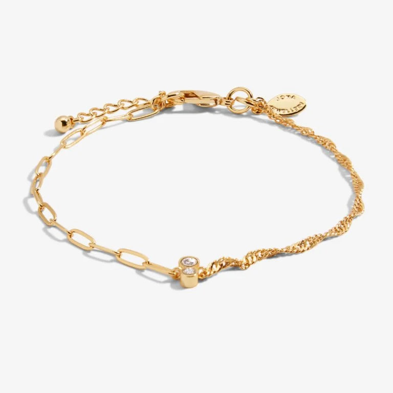 STACKS OF STYLE GOLD BRACELET SET OF 2