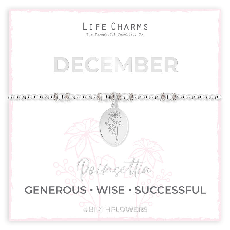 BIRTH FLOWER DECEMBER BRACELET