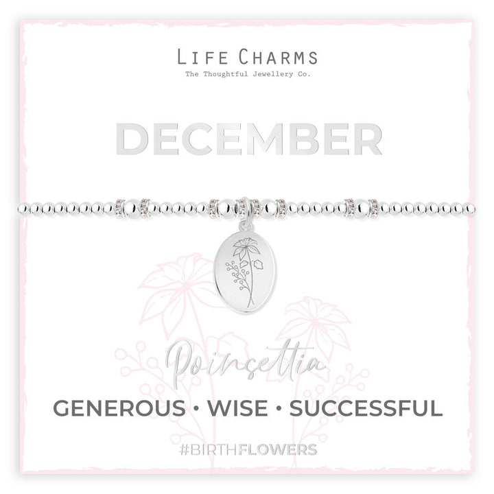 BIRTH FLOWER DECEMBER BRACELET