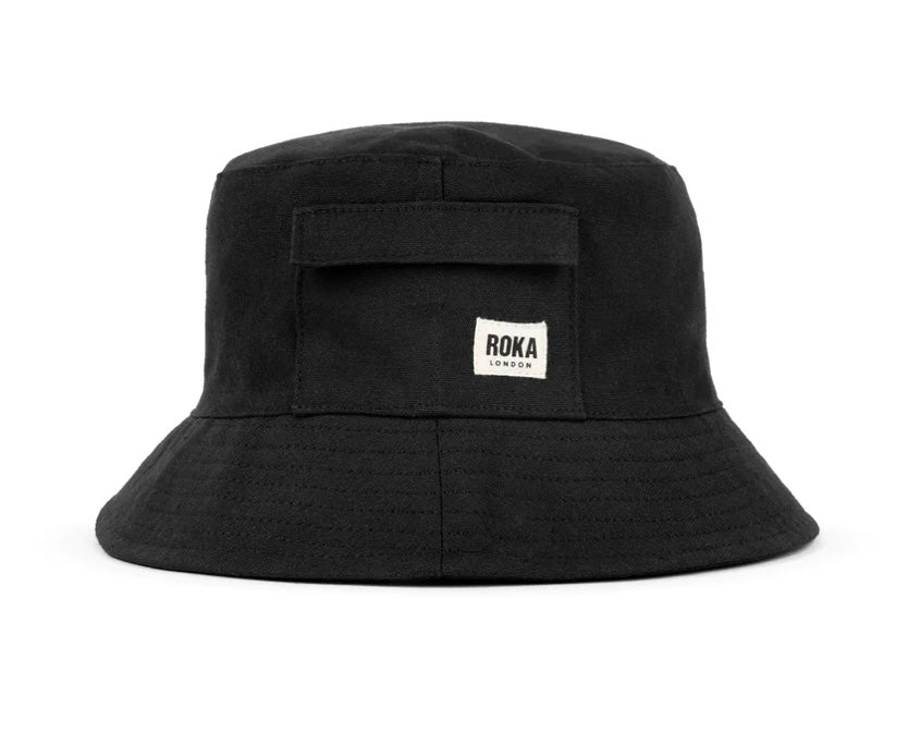 HATFIELD BLACK BUCKET HAT