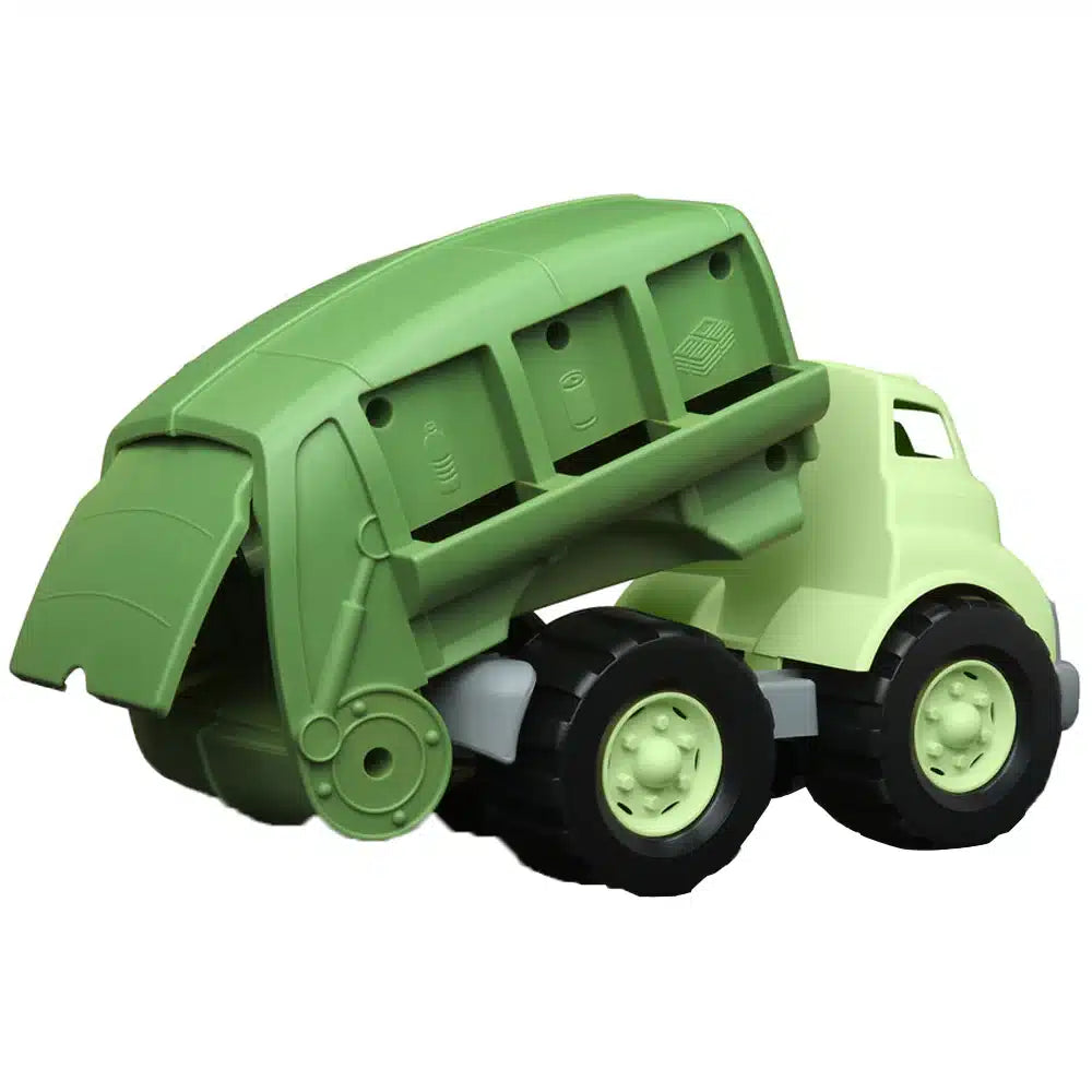 GREEN RECYCLING TRUCK