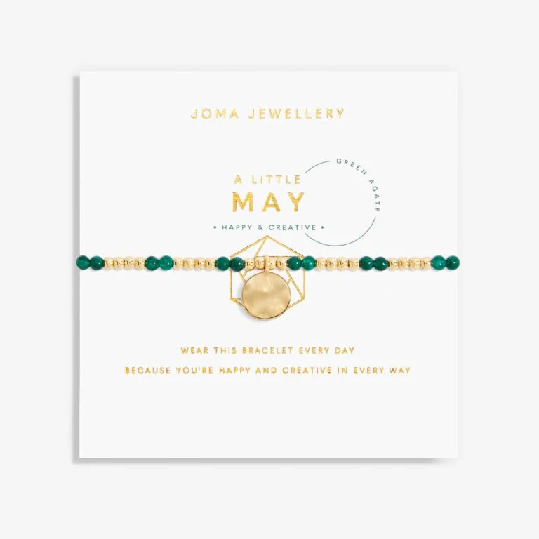 A LITTLE BIRTHSTONE ‘MAY’ BRACELET