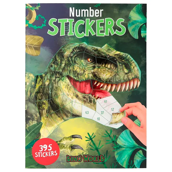 DINO WORLD NUMBER STICKER BOOK