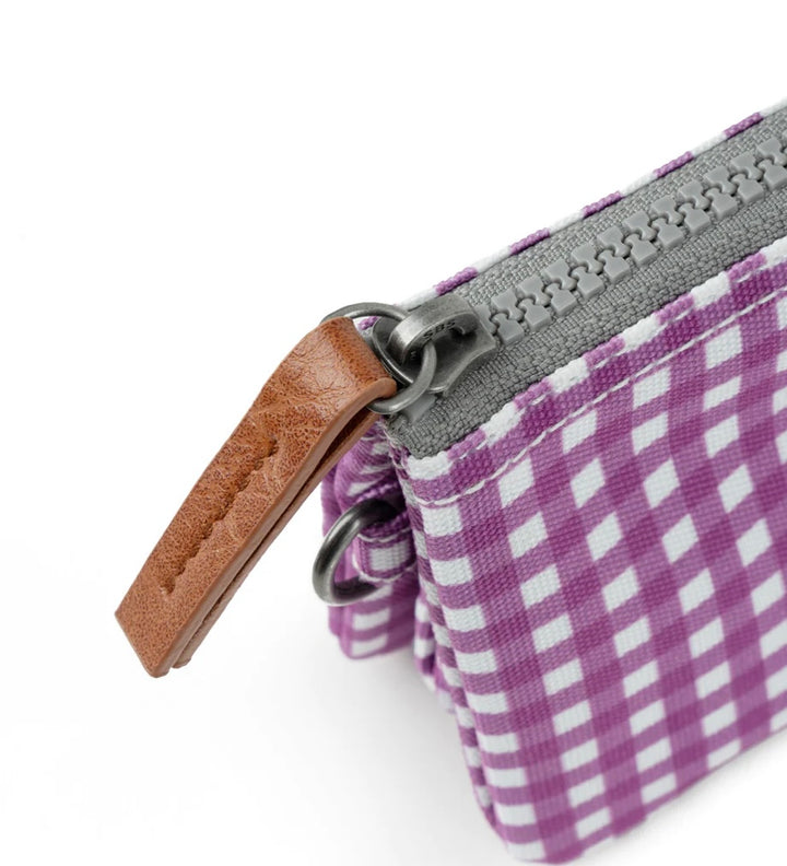 CARNABY PURPLE GINGHAM WALLET