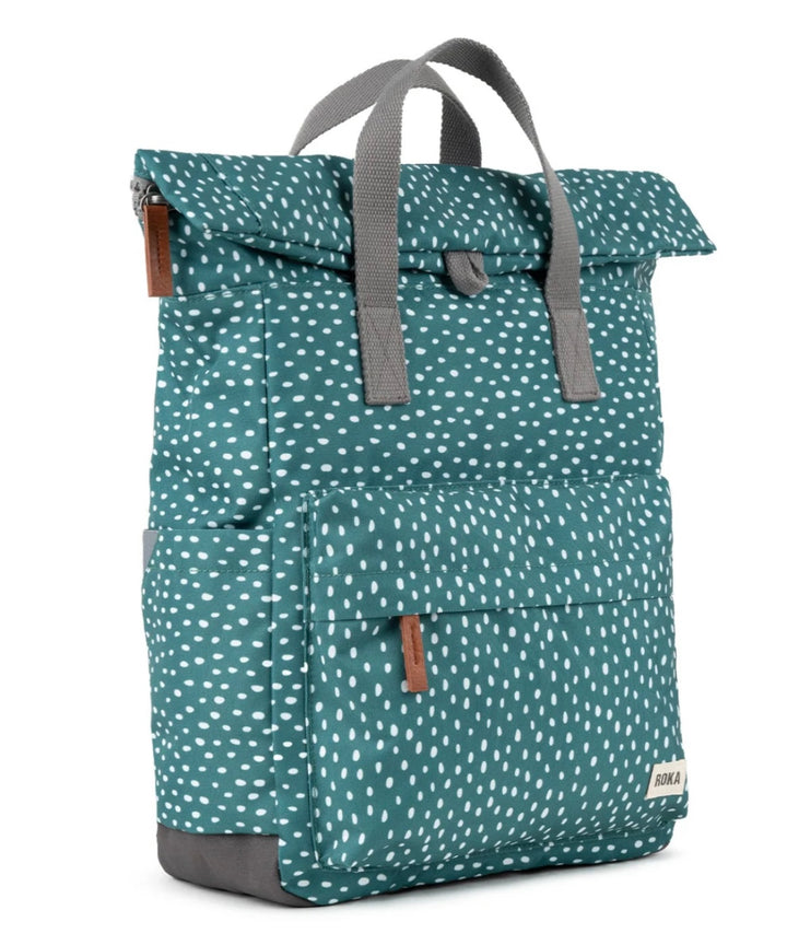MEDIUM CANFIELD B DRIZZLE SAGE RECYCLED CANVAS BAG