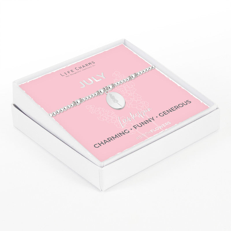 BIRTH FLOWER JULY BRACELET