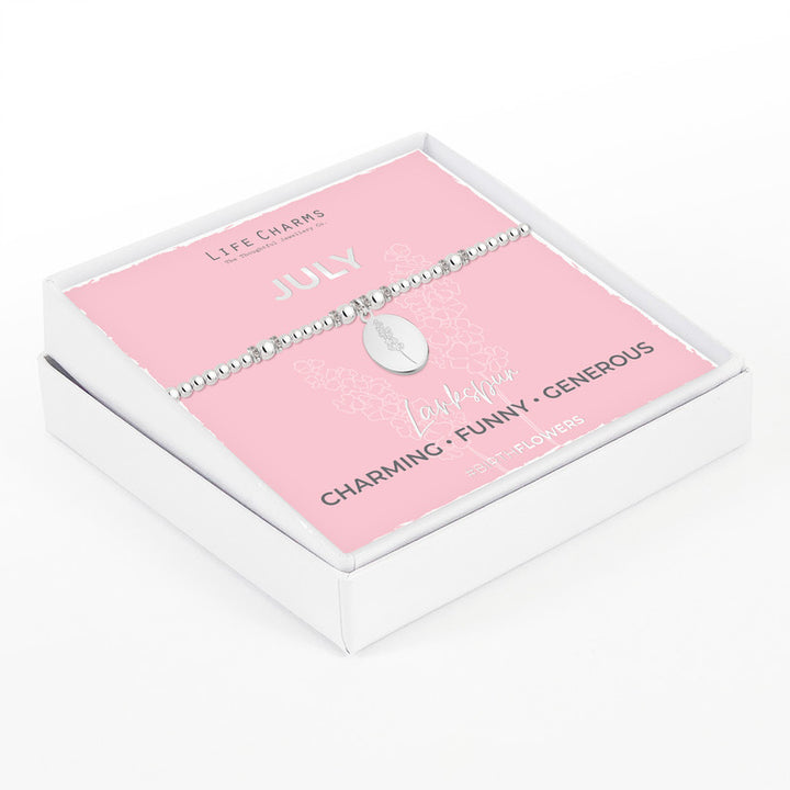 BIRTH FLOWER JULY BRACELET