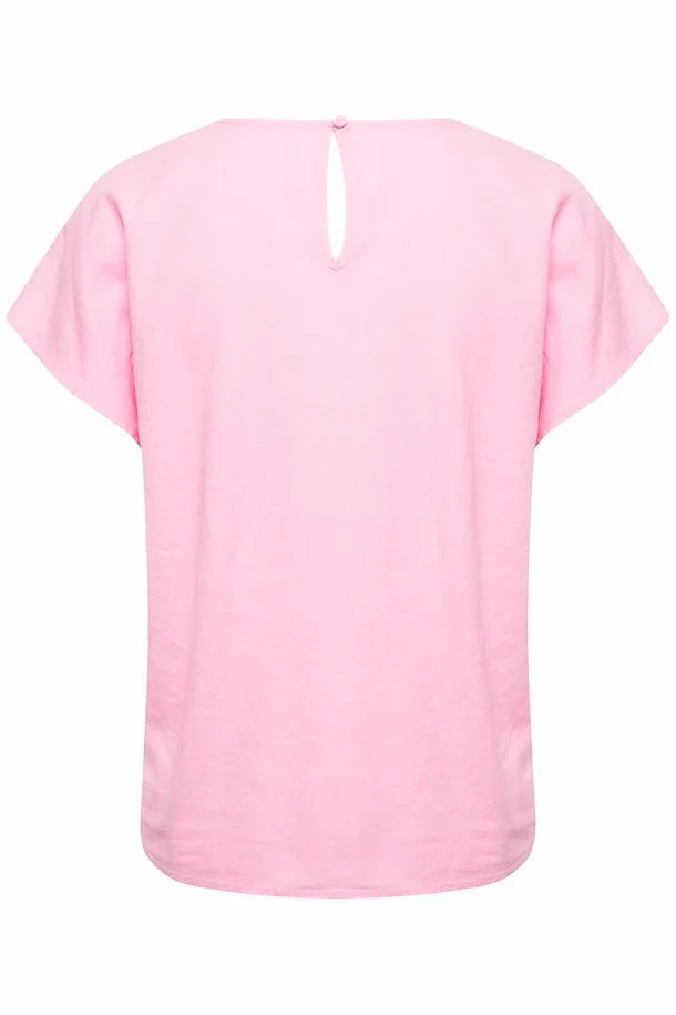 BEGONIA PINK FALAKKA V NECK TOP