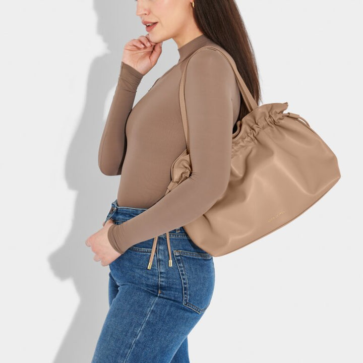 TAN HAILEY SHOULDER BAG