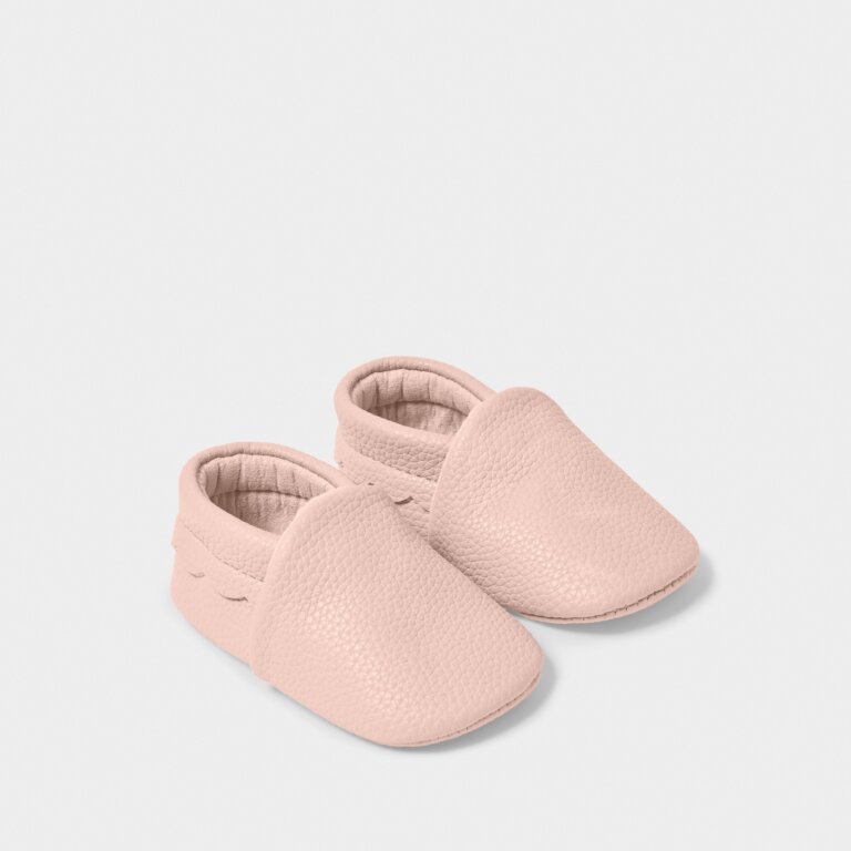 BLUSH PINK BABY SHOES