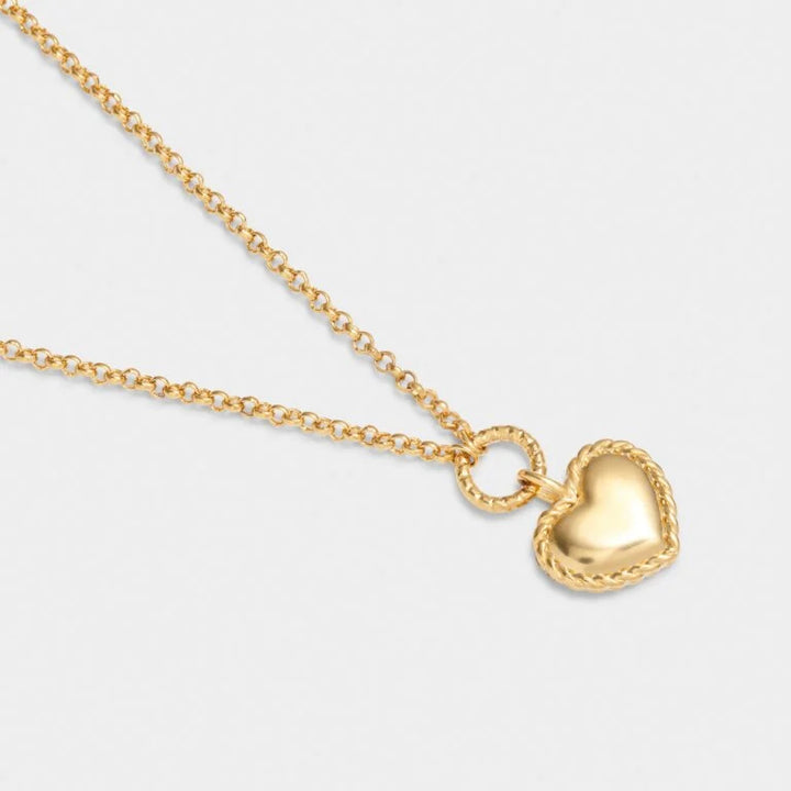 LOVE WATERPROOF GOLD HEART NECKLACE