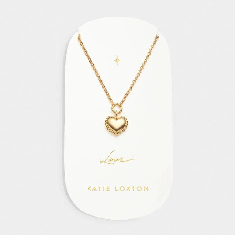LOVE WATERPROOF GOLD HEART NECKLACE