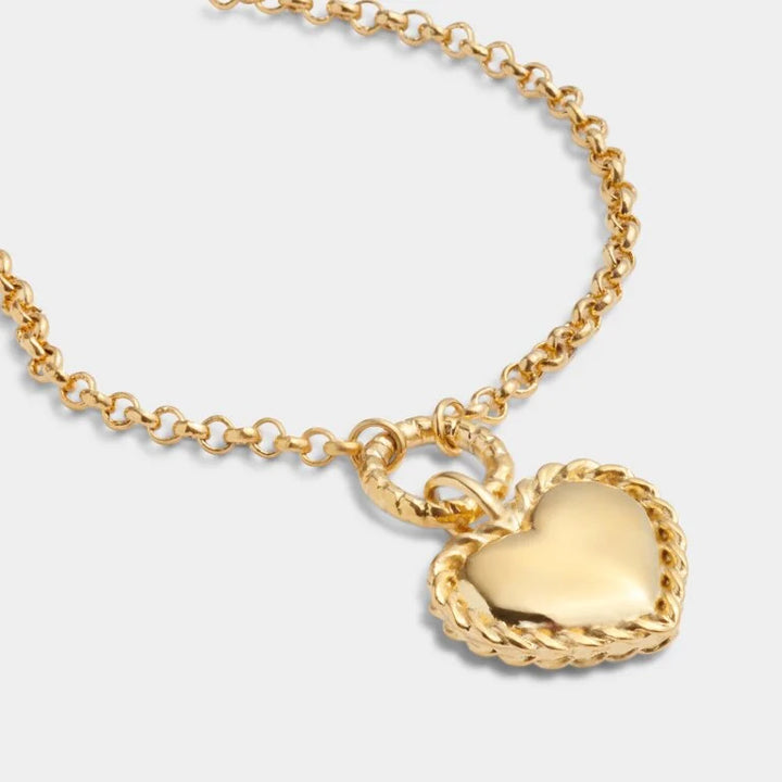 LOVE WATERPROOF GOLD HEART BRACELET