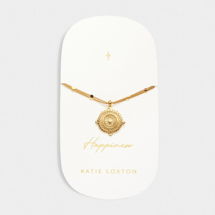 HAPPINESS GOLD WATERPROOF GOLD ANTIQUE COIN BRACELET