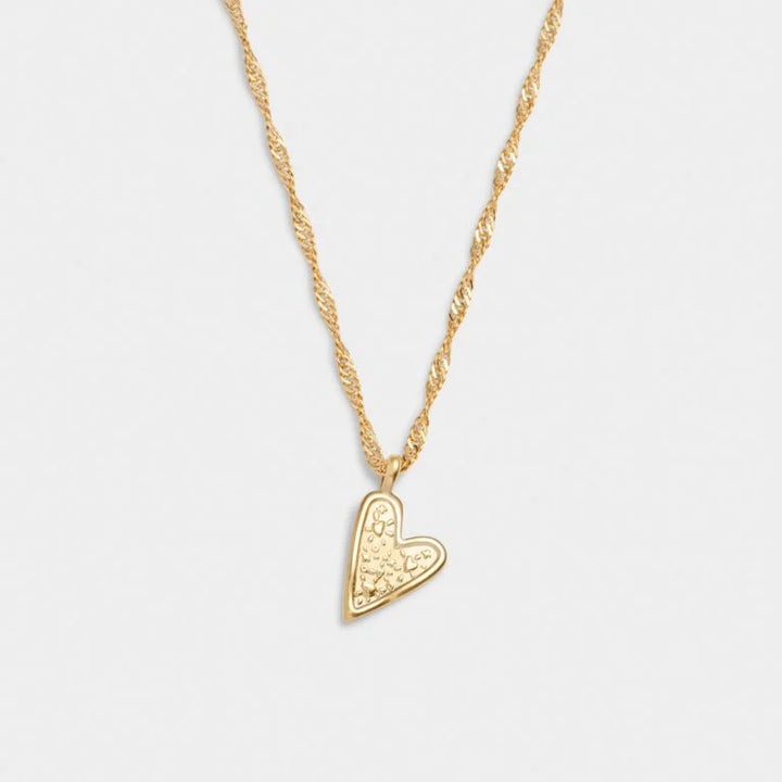 FRIENDSHIP WATERPROOF GOLD HEART NECKLACE