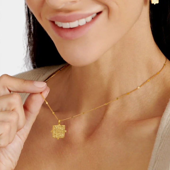 LUCK WATERPROOF GOLD ANTIQUE COIN NECKLACE