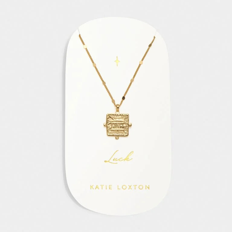 LUCK WATERPROOF GOLD ANTIQUE COIN NECKLACE