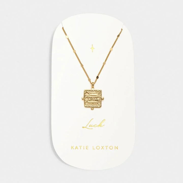 LUCK WATERPROOF GOLD ANTIQUE COIN NECKLACE