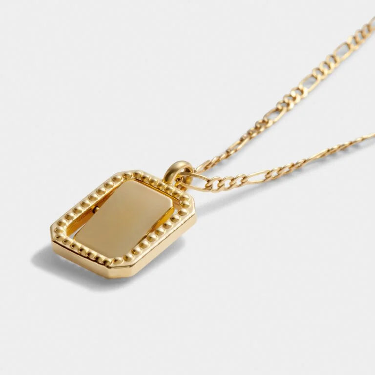 OPTIMISM WATERPROOF GOLD SPINNING AMULET NECKLACE