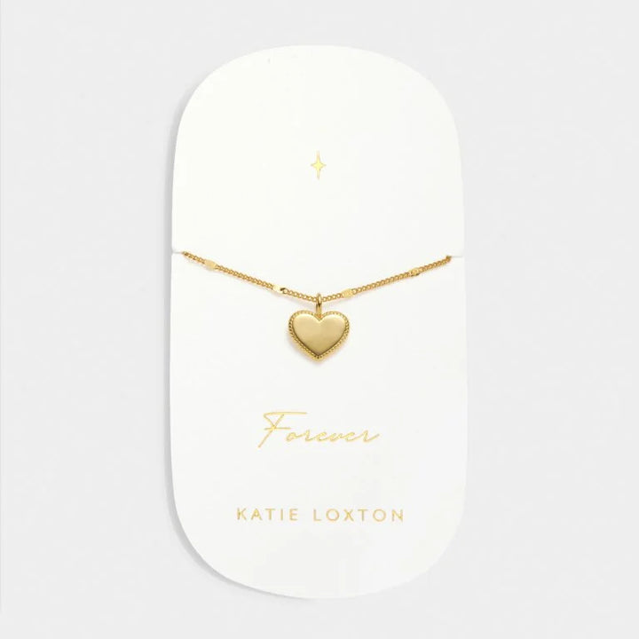 FOREVER WATERPROOF GOLD HEART BRACELET