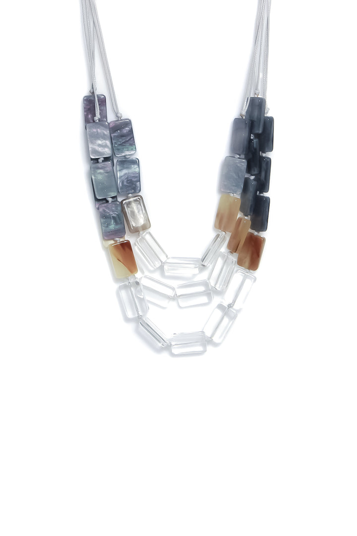 GREY REISN MULTI LAYER NECKLACE