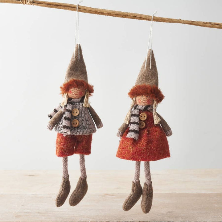Orange Hanging Dolls, 2assorted