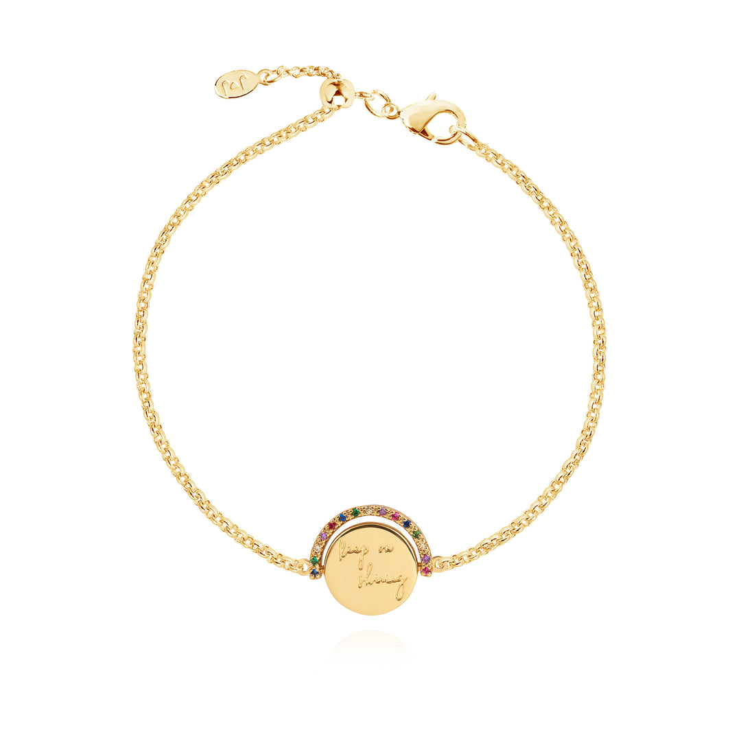POSITIVITY PENDANTS KEEP ON SHINING BRACELET