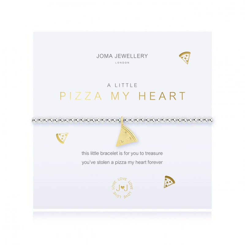 A LITTLE PIZZA MY HEART BRACELET