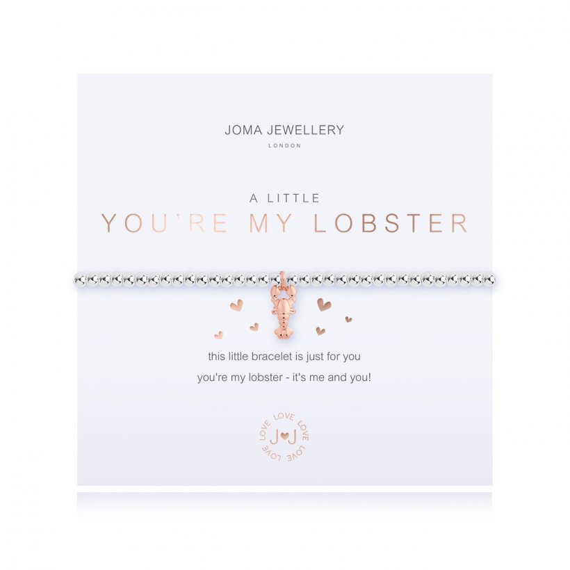 A LITTLE YOU'RE MY LOBSTER BRACELET