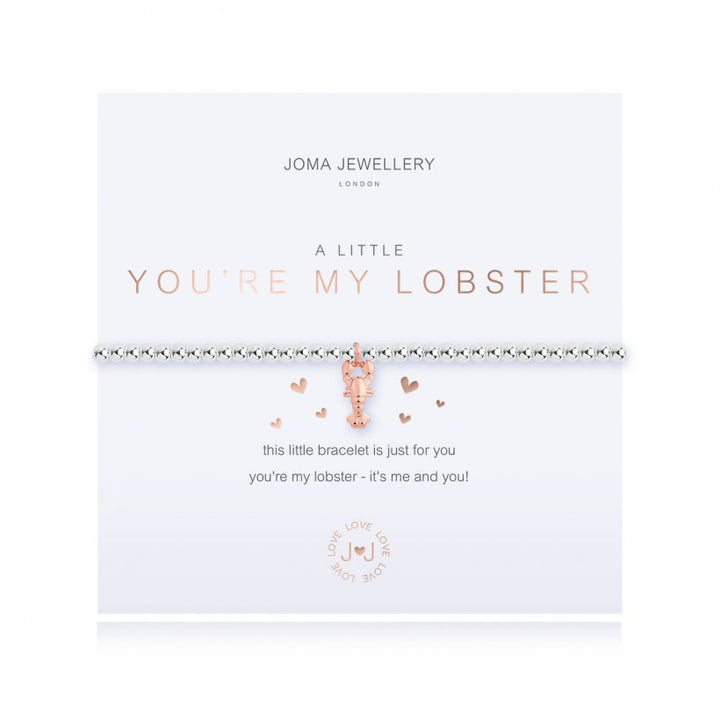 A LITTLE YOU'RE MY LOBSTER BRACELET