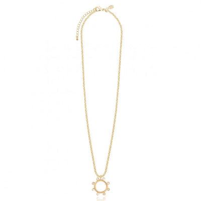 ZAHRA | CZ HOOP NECKLACE