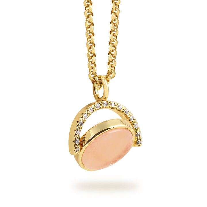 POSITIVITY PENDANTS LIVE LOVE SPARKLE NECKLACE