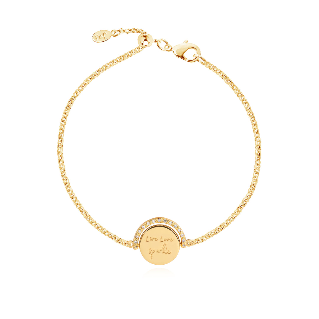 POSITIVITY PENDANTS LIVE LOVE SPARKLE BRACELET