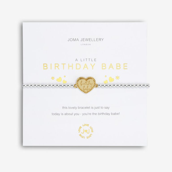 A LITTLE BIRTHDAY BABE BRACELET