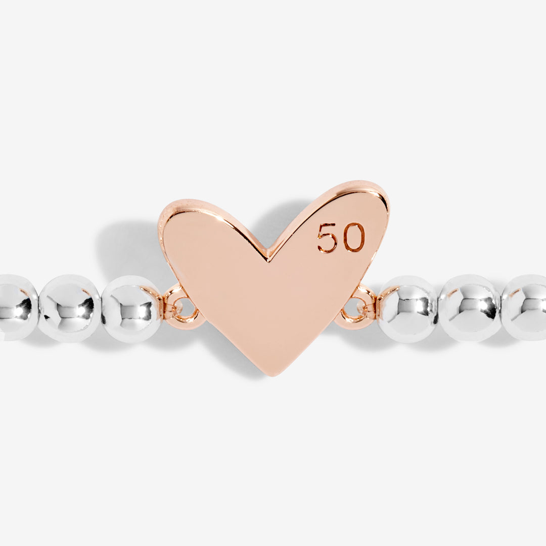 BEAUTIFUL 50TH BIRTHDAY BRACELET