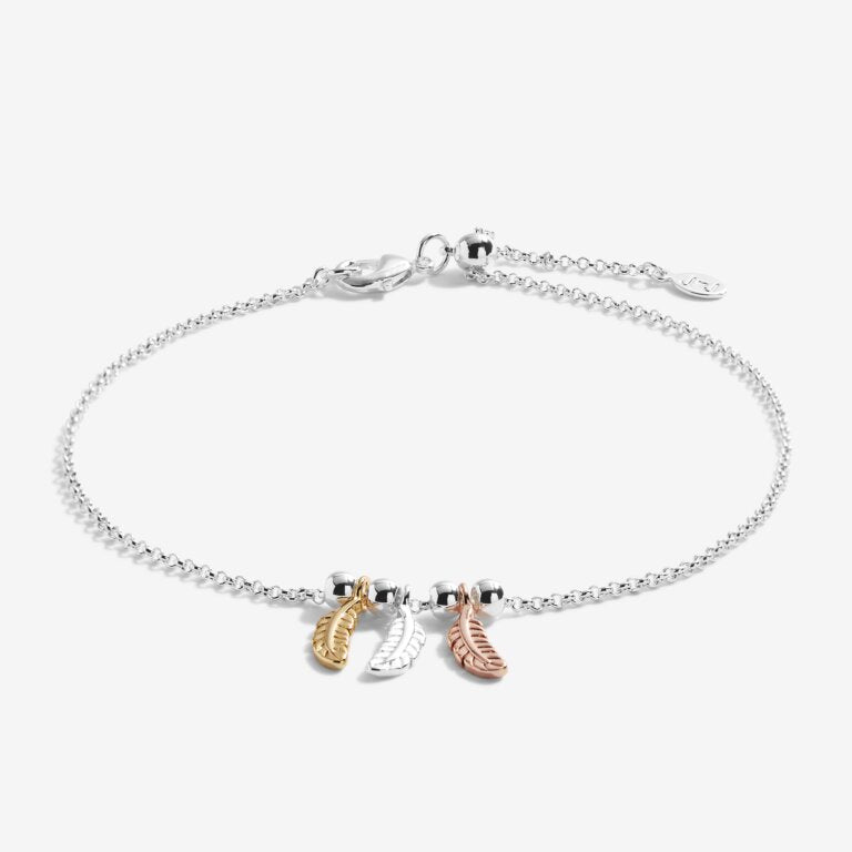 THREE TONE FEATHER ANKLET