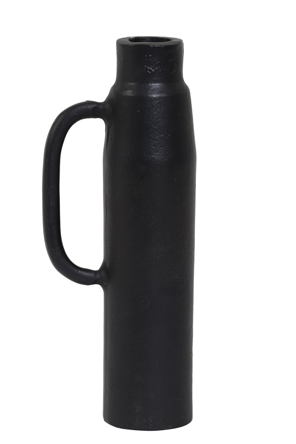 OPPILO MATT BLACK CANDLE HOLDER