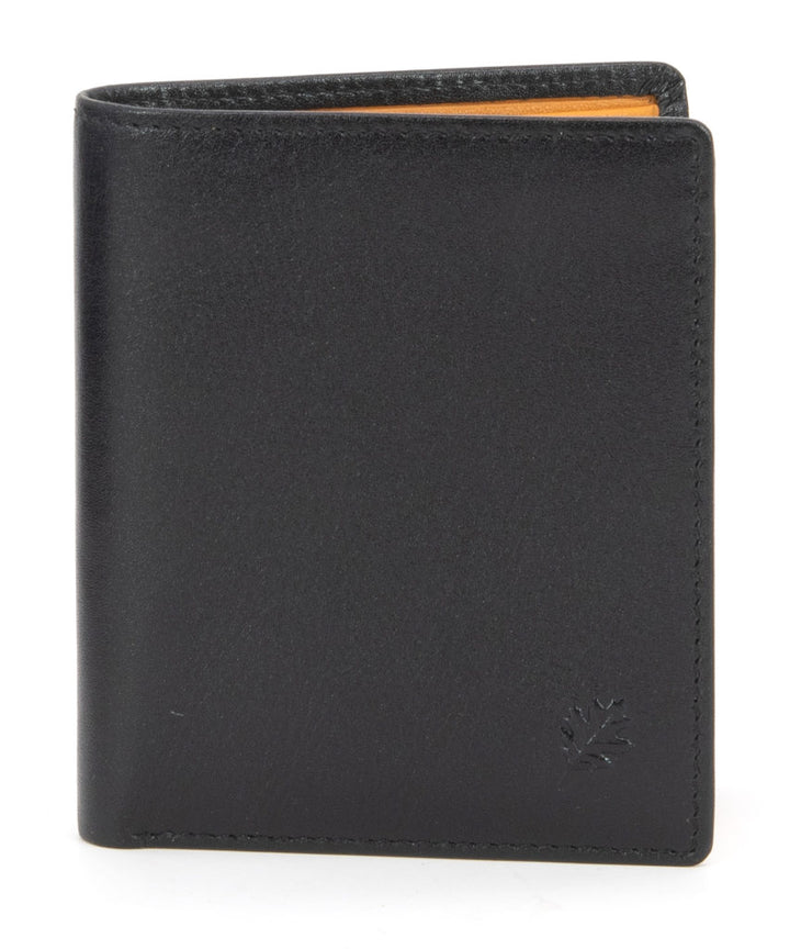 GENTS BLACK/MUSTARD NOTE & CARD WALLET