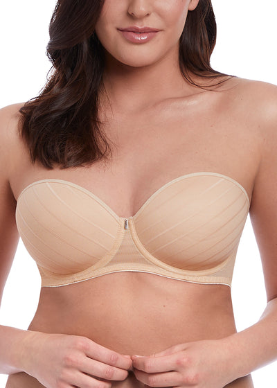 SAND CAMEO STRAPLESS BRA
