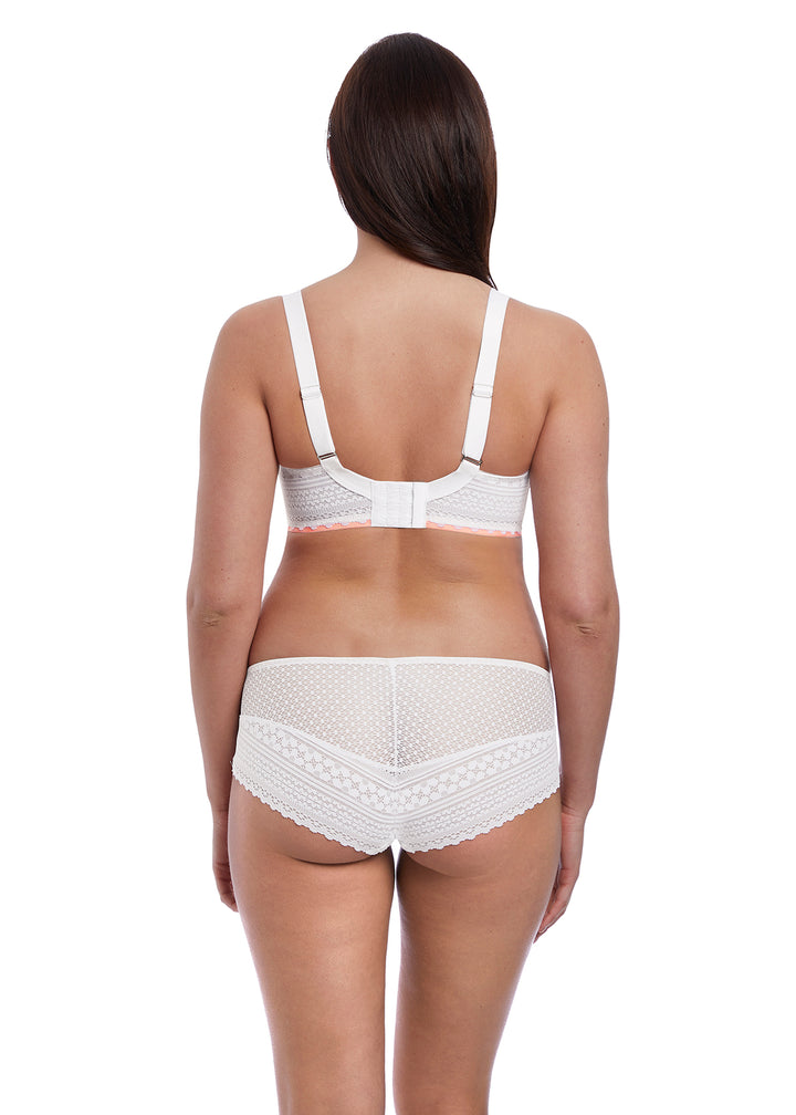 WHITE DAISY LACE BALCONY BRA