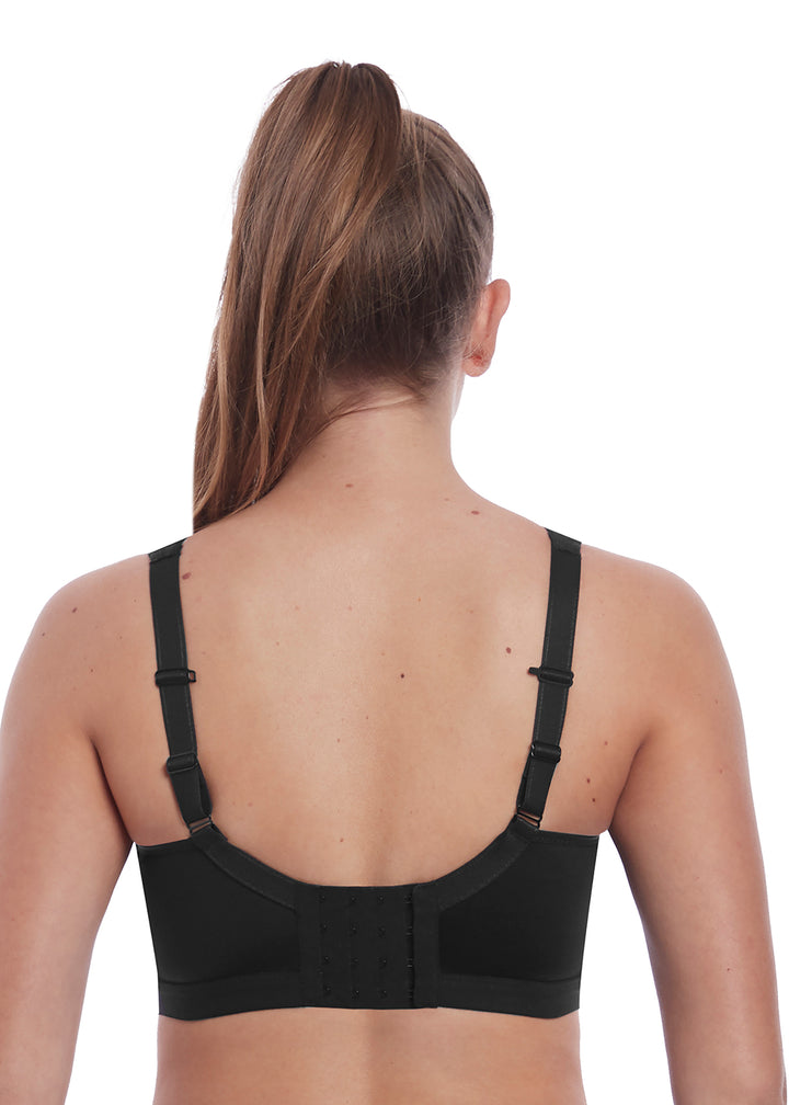 JET BLACK DYNAMIC SOFT SPORTS BRA