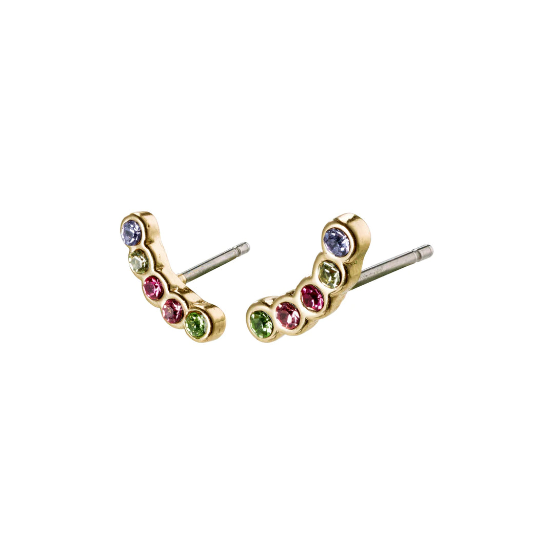 ANITA MULTI COLOURED CRYSTAL EARRINGS