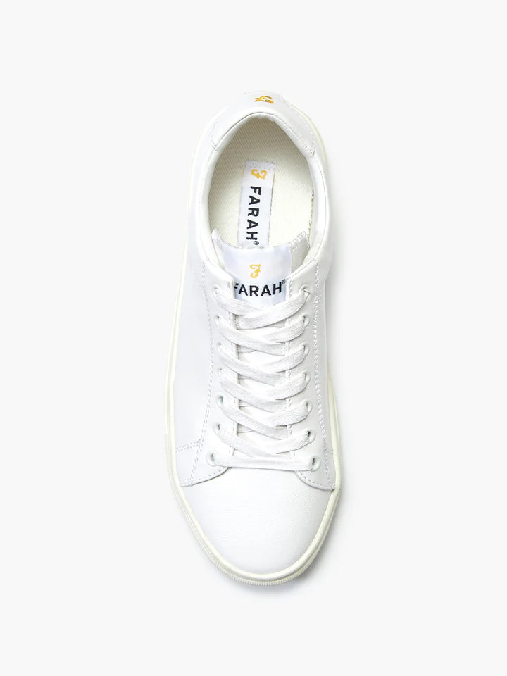 DAMON WHITE CUPSOLE TRAINER