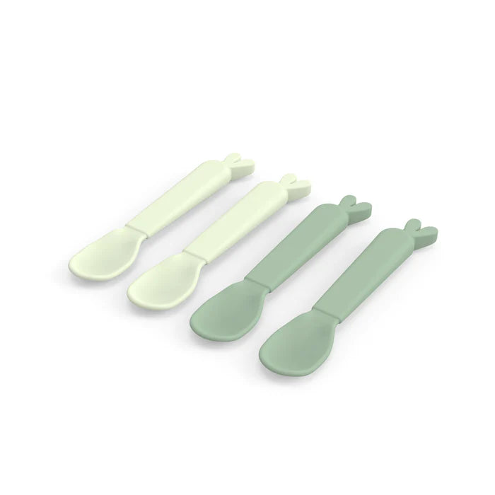 KIDDISH LALEE GREEN SPOON FOUR PACK
