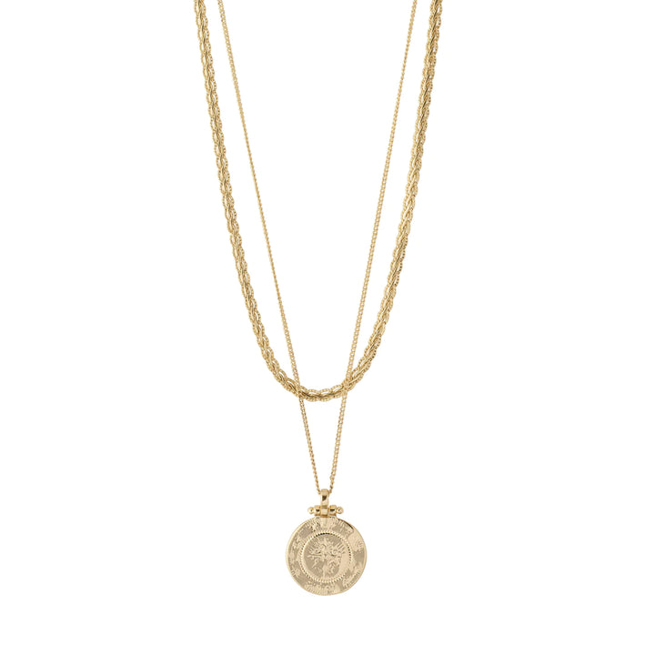 NOMAD 2-IN-1 GOLD COIN NECKLACE