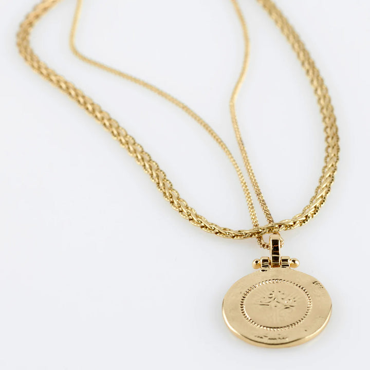 NOMAD 2-IN-1 GOLD COIN NECKLACE