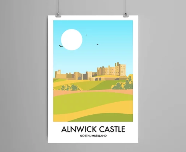 ALNWICK CASTLE PRINT