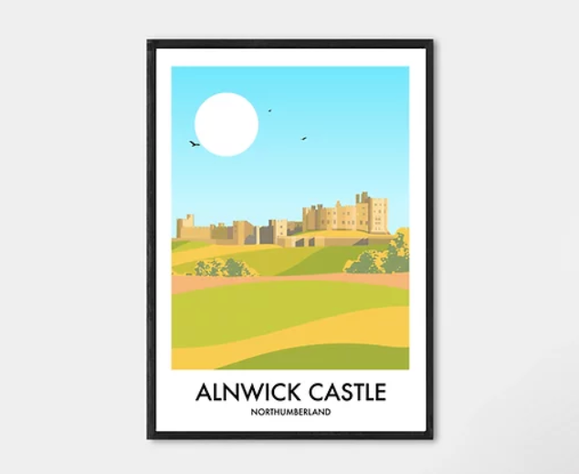 ALNWICK CASTLE PRINT